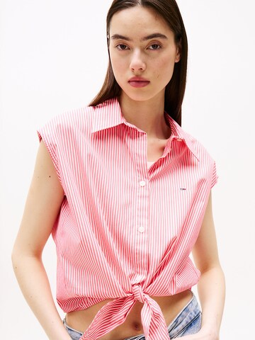 Tommy Jeans Bluse in Rot
