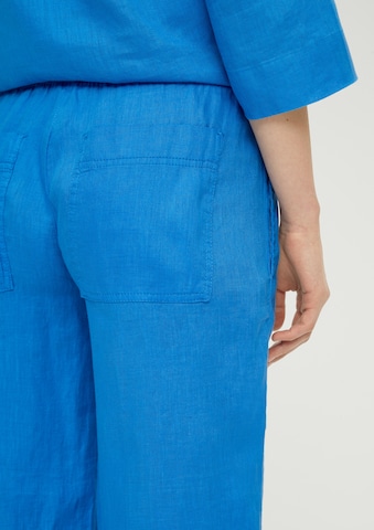 Wide leg Pantaloni di s.Oliver in blu