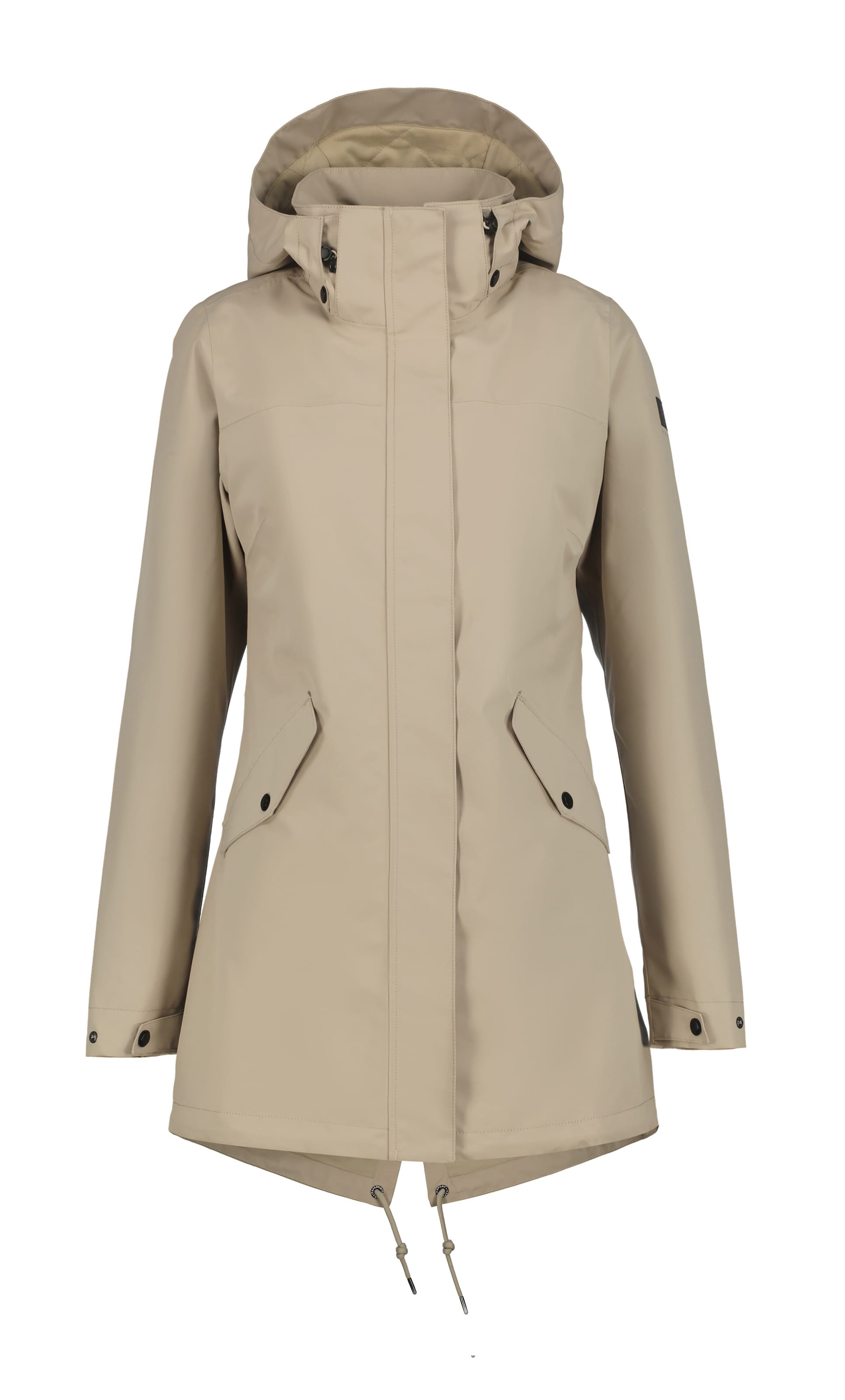 ICEPEAK Raincoat 'Addis' in Brown: front