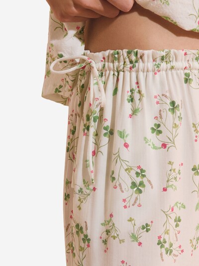 ETAM Pyjamahose in XS in grün / rot / offwhite, Produktansicht