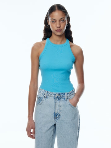 EDITED Top 'Orelia' in Blauw: voorkant