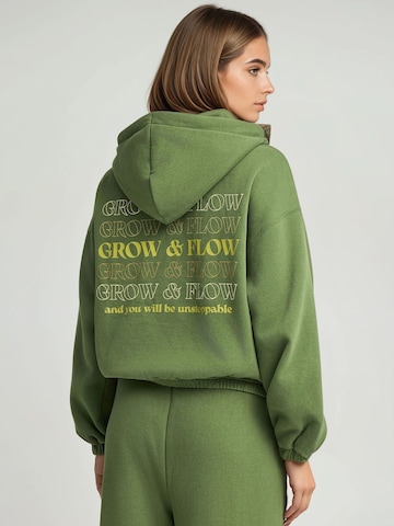 Sweat-shirt Funky Buddha en vert