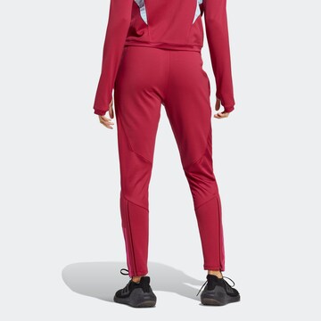 ADIDAS PERFORMANCE Tapered Sportbroek 'Spanien 2023' in Rood