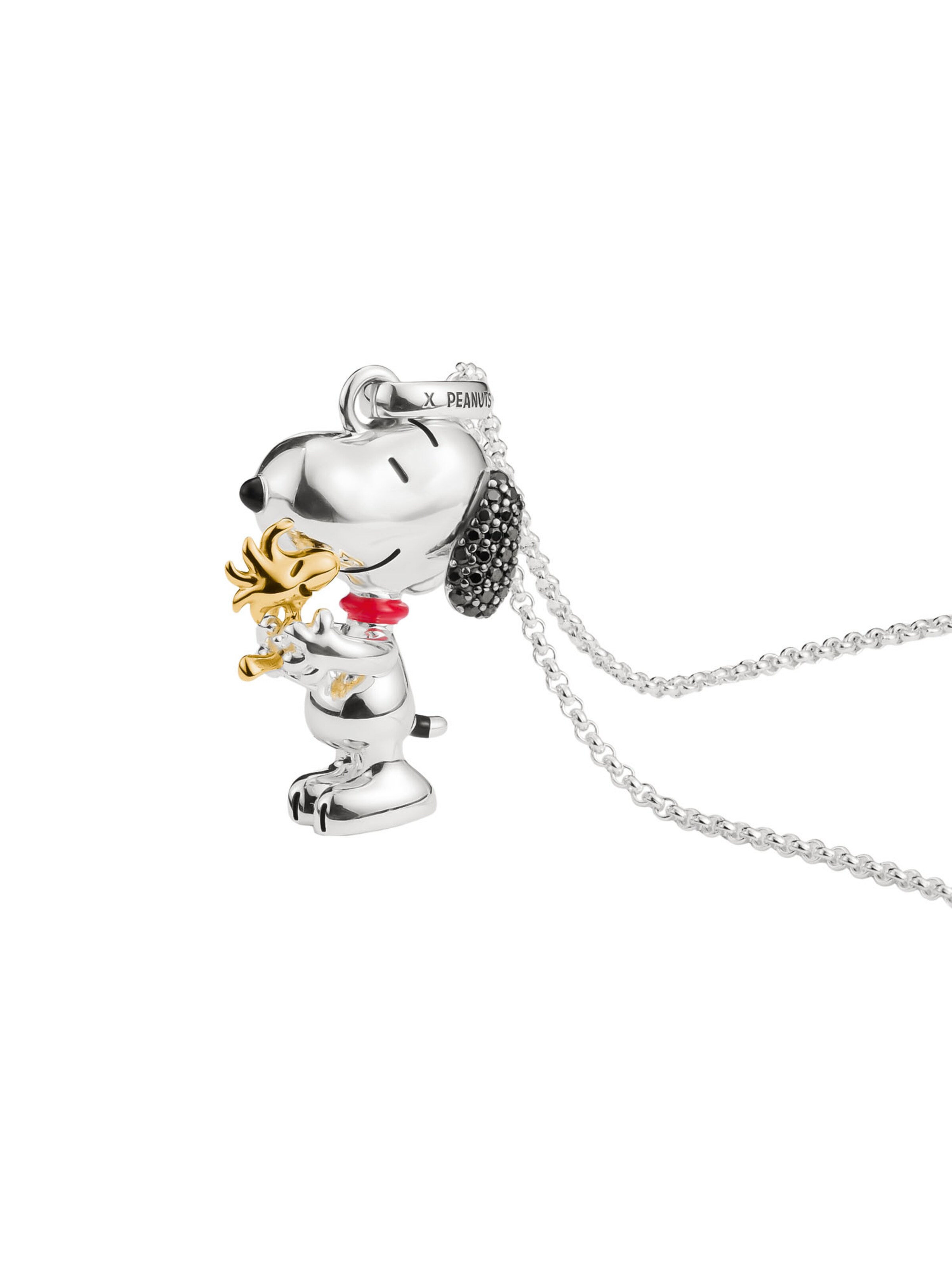 Thomas Sabo Kette 'Snoopy & Woodstock  Peanuts' in Silber