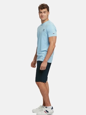 U.S. POLO ASSN. regular Lærredsbukser 'Jack' i blå