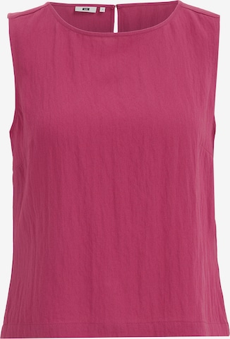 WE Fashion Blouse in Pink: front