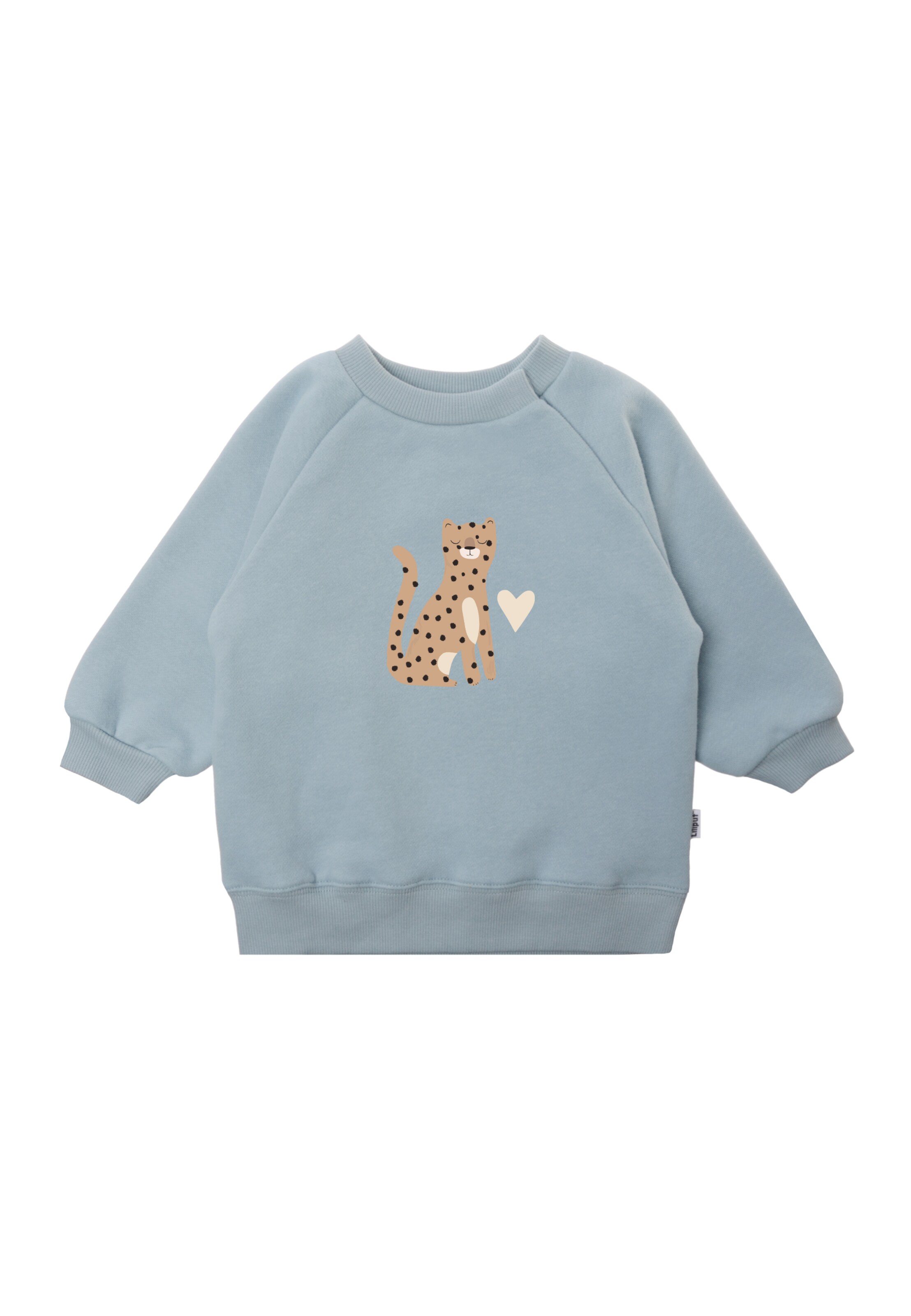 LILIPUT Sweatshirt 'Leopard' in Blau: Vorderseite