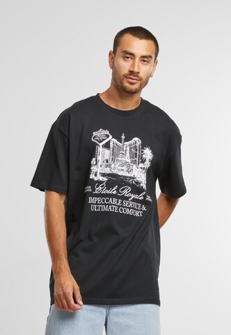 Mister Tee Shirt 'Etoile Royale' in Schwarz