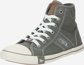 MUSTANG High-Top Sneakers in Grey: front