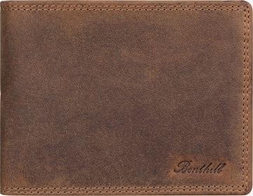 Benthill Wallet in Brown: front