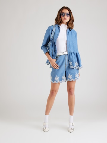 ONLY Bluse 'ONLCANBERRA' in Blau