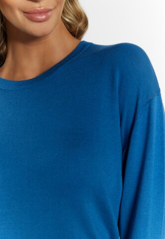 faina - Pullover 'Koosh' em azul