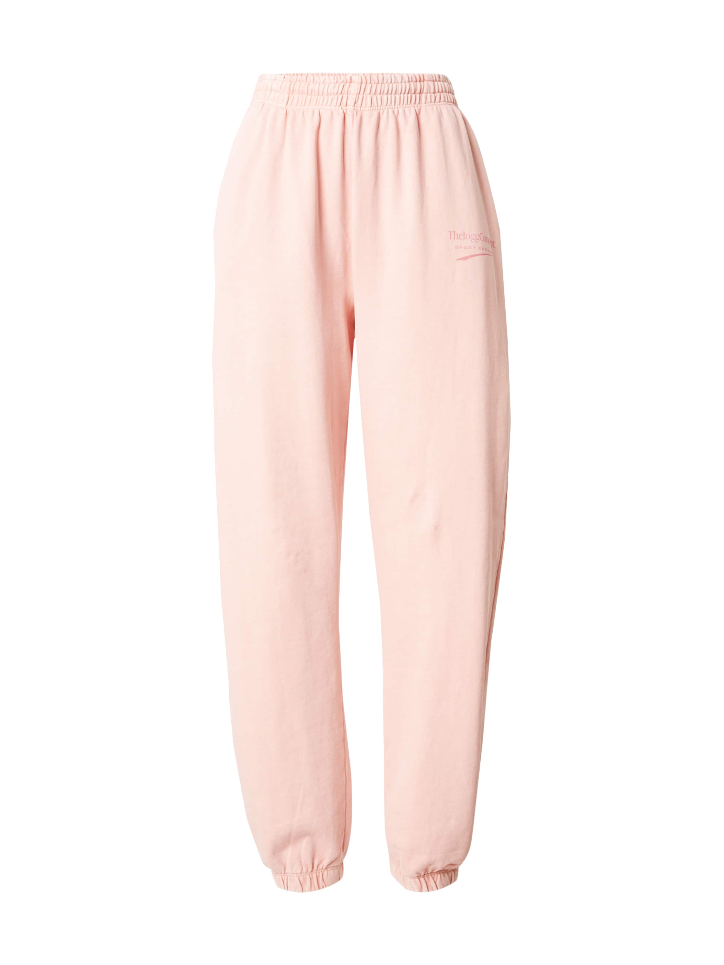 Tapered Pantaloni 'RUBI' di The Jogg Concept in rosa: frontale