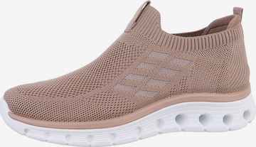 Ital-Design Slip-Ons in Brown: front