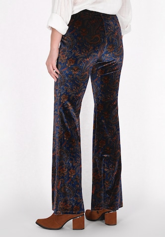 évasé Pantalon usha FESTIVAL en bleu