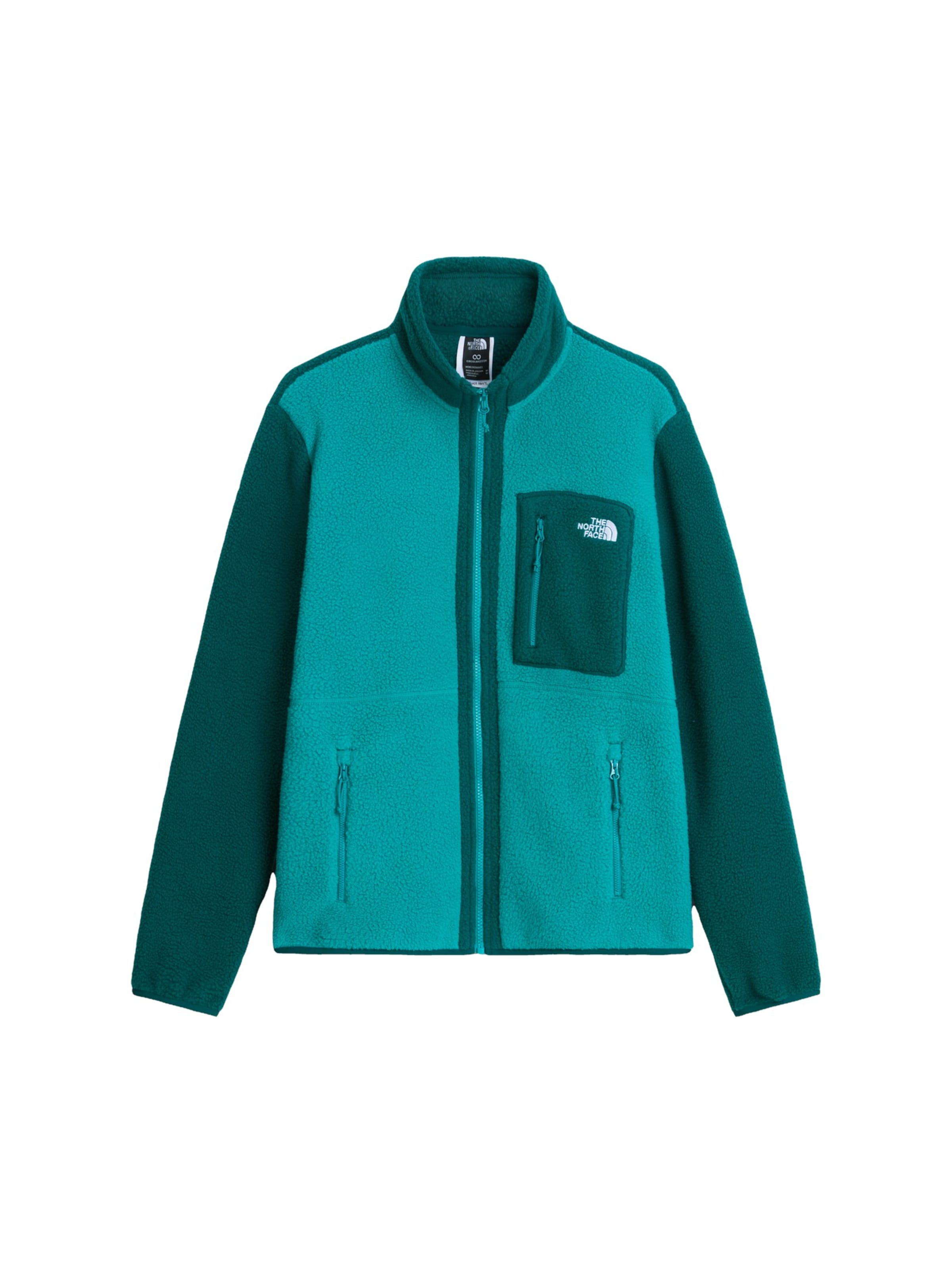 THE NORTH FACE - Casaco de velo 'Yumiori' em azul: frente