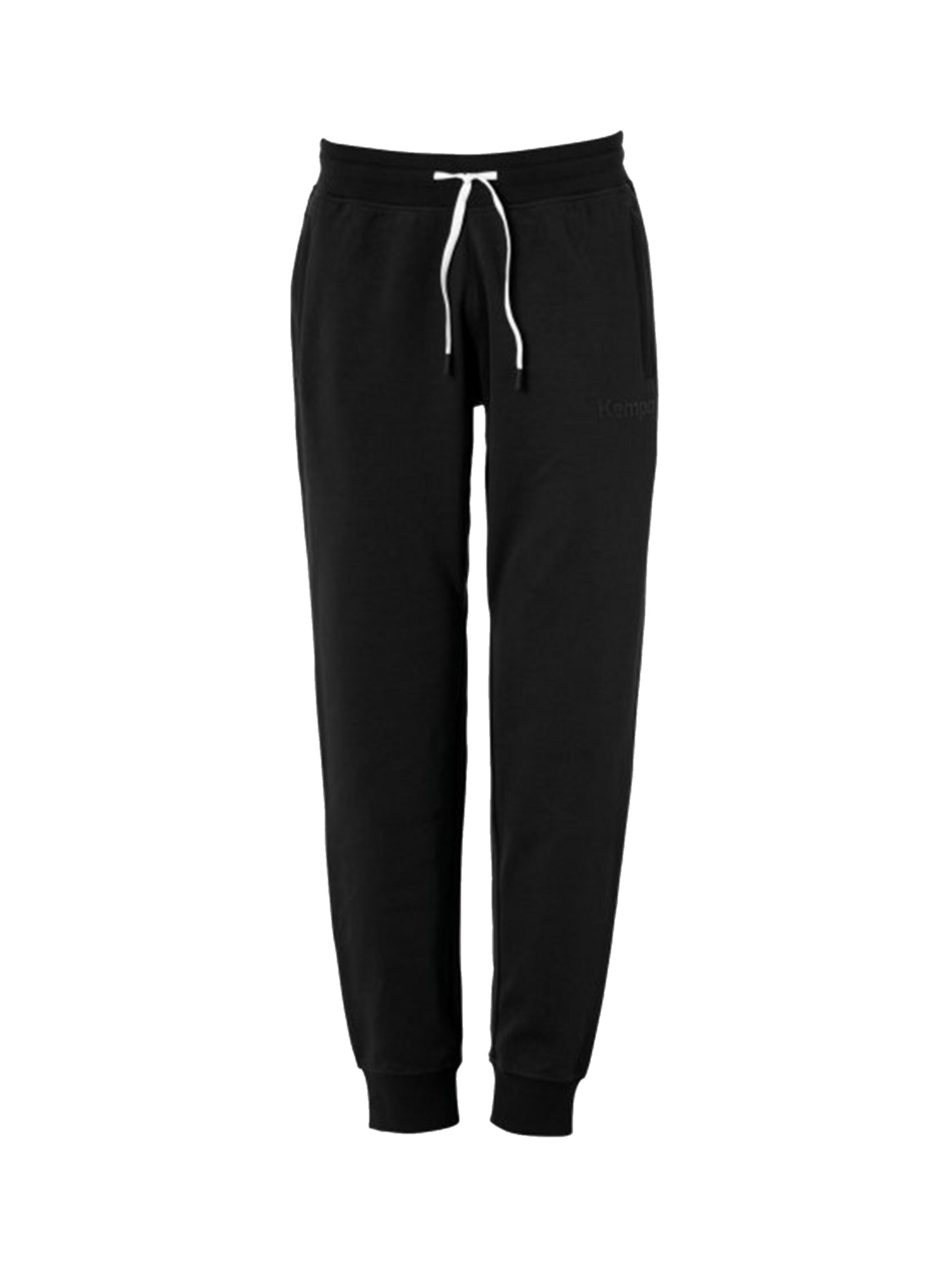 KEMPA Tapered Sporthose in Schwarz: Vorderseite