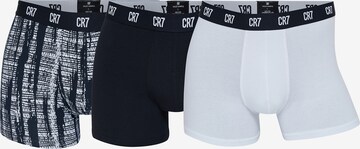 CR7 - Cristiano Ronaldo Boxershorts ' BASIC ' in Wit: voorkant