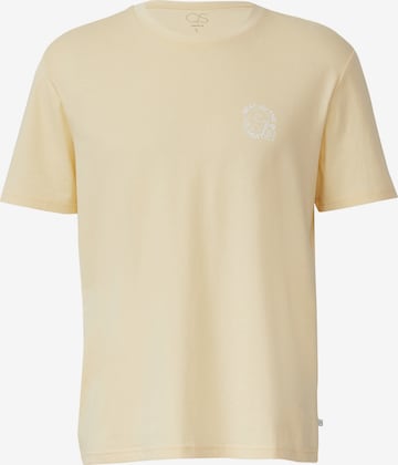 QS Shirt in Beige: voorkant