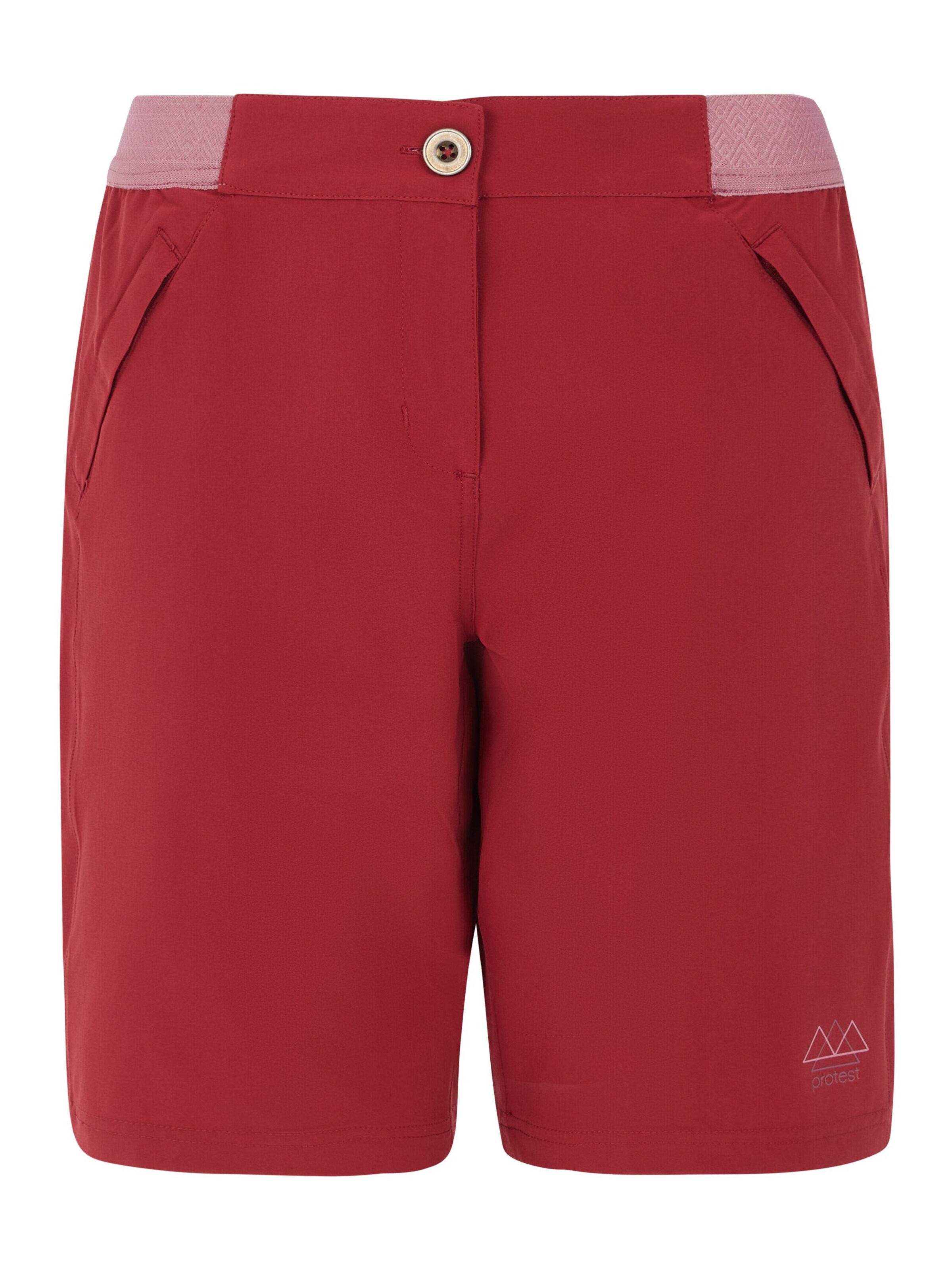 PROTEST Pants 'PRTACACIA' in Red: front