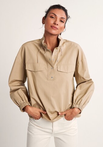 comma casual identity Blouse in Beige: front