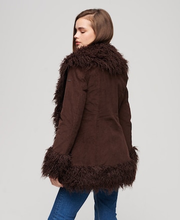 Superdry Winter Coat in Brown