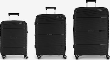 Gabol Suitcase Set 'Kiba' in Black: front