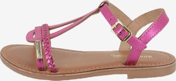 Sandales Les Tropéziennes en rose : devant