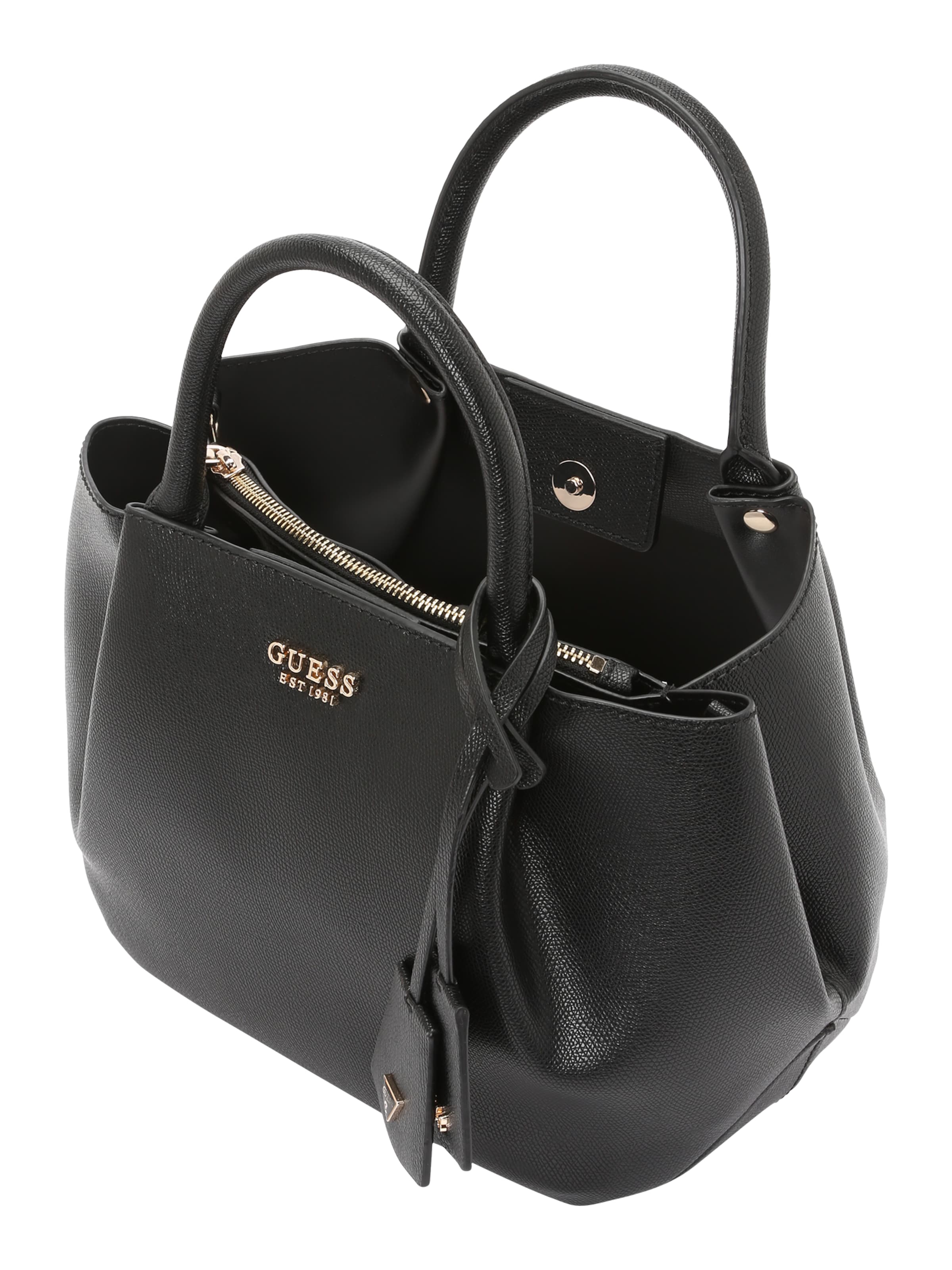 GUESS Handtasche 'Amorette' in Schwarz