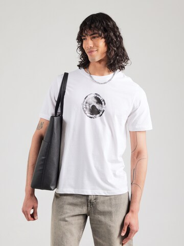 JACK & JONES Футболка 'JCOSAGO' в Белый: спереди