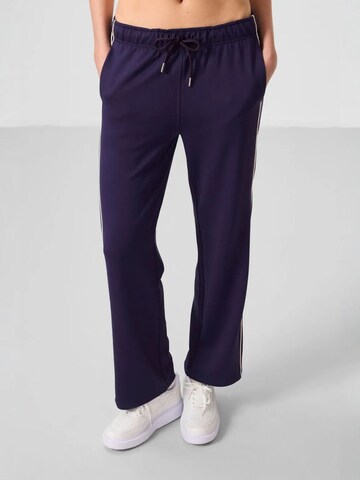 Wide Leg Pantalon Tommy Life en violet