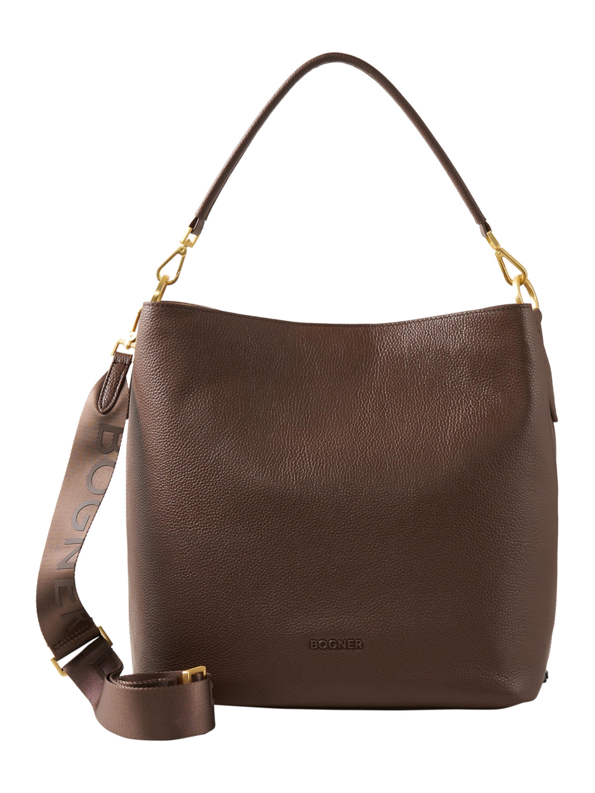 BOGNER - Bolso de mano 'Pontresina Neve Jessi' en marrón: frente