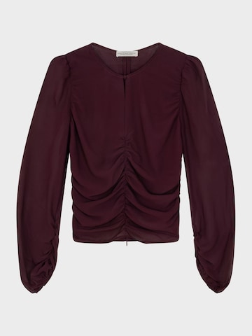 AMAYA Amsterdam Blouse 'Icy Blouse' in Lila: voorkant
