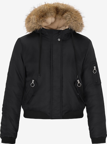 MYMO Winter Jacket in Black: front