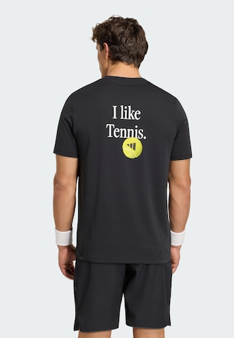 ADIDAS PERFORMANCE Functioneel shirt in Zwart: voorkant