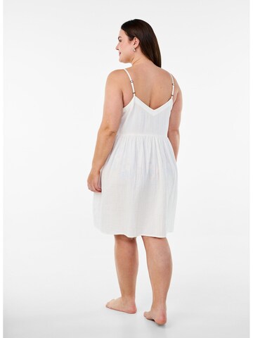 Zizzi Dress 'SNILLA' in Beige