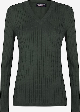 Pull-over Jimmy Sanders en vert : devant