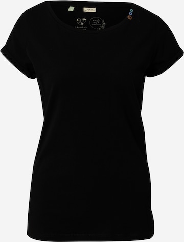 Ragwear - Camiseta 'FLORAH' en negro: frente