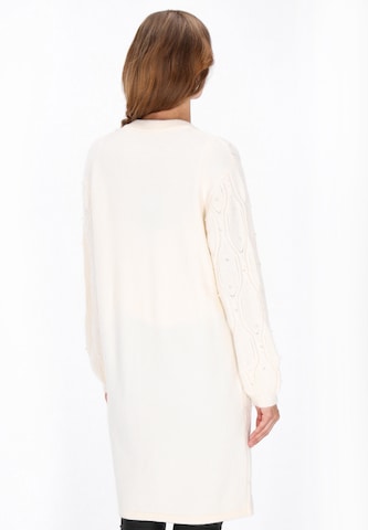 faina Gebreid vest in Wit