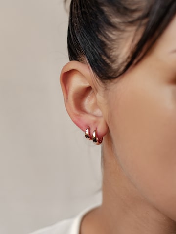 Boucles d'oreilles 'Dome' Hey Happiness en or