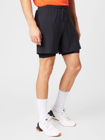 ODLO Regular Sportbroek 'X-Alp Trail 6 Inch' in Zwart: voorkant