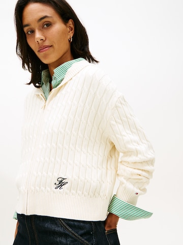 TOMMY HILFIGER Knit Cardigan in Beige