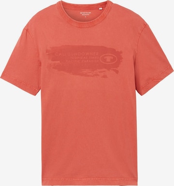 TOM TAILOR Shirt in Red: front
