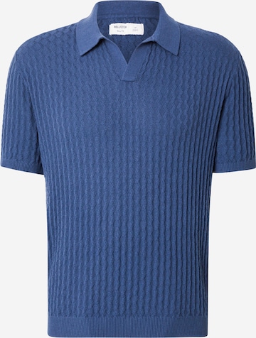 HOLLISTER Pulover 'MAR4' | modra barva: sprednja stran
