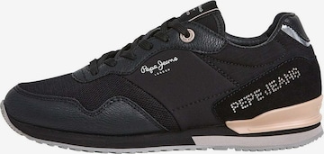 Pepe Jeans Sneakers 'London Party' in Black: front