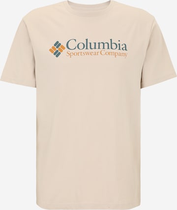 COLUMBIA Regular Fit T-Shirt in Braun: Vorderseite