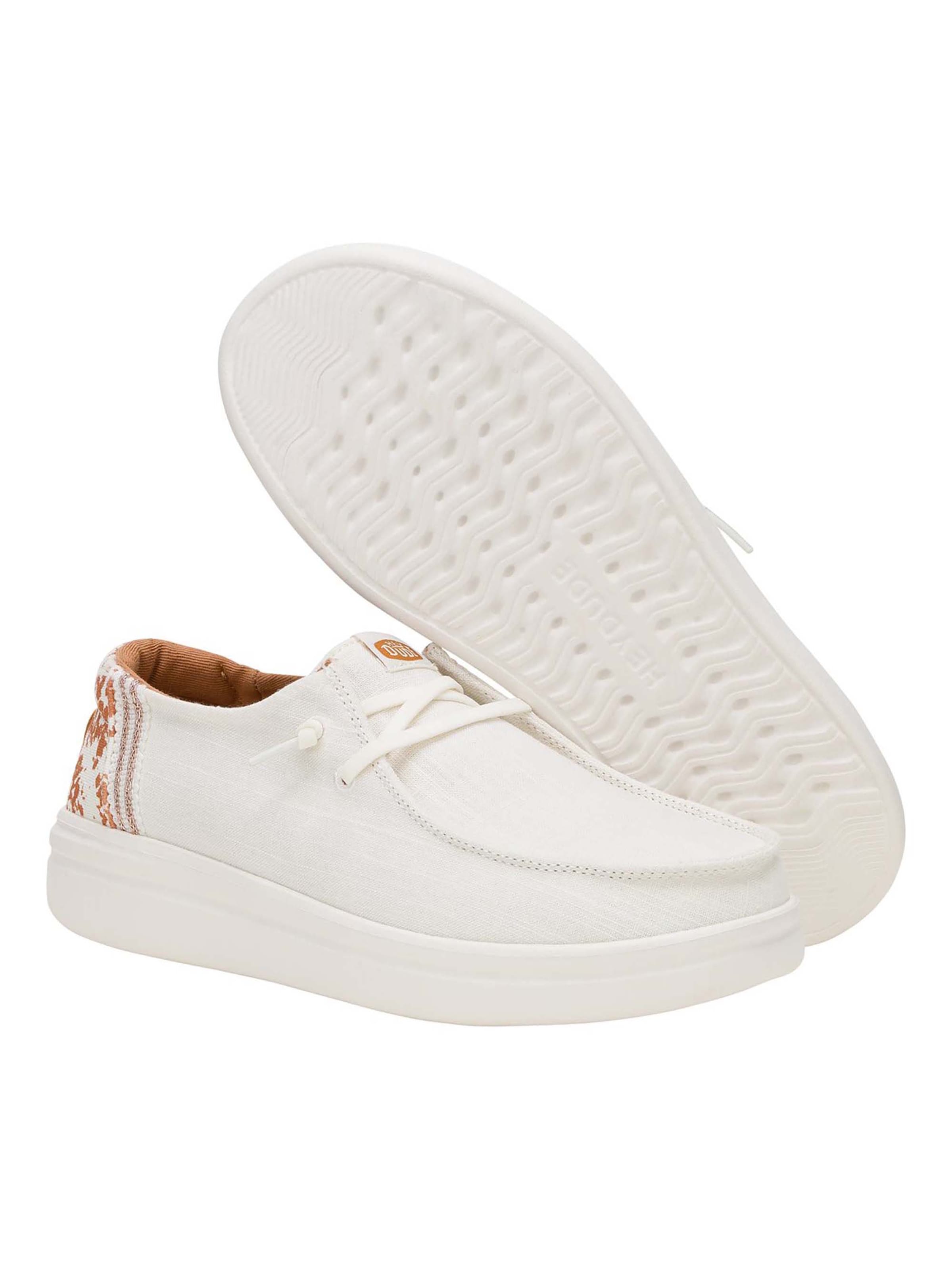Baskets basses 'Wendy Rise' HEY DUDE en blanc