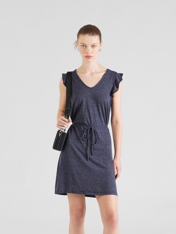 VERO MODA Jurk 'JUNE' in Blauw: voorkant