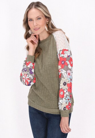 usha FESTIVAL - Blusa 'Fashion Look' en verde: frente