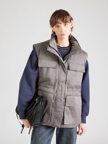 WEEKDAY Γιλέκο 'Medusa' σε γκρι: μπροστά